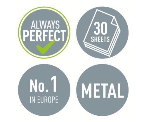 Lävistäjä 3,0 mm Leitz 5008 violetti kapasiteeti 30 arkkia