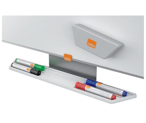 Taulunpuhdistusaine magneetilla NOBO valkoinen vaihdettavilla huopatyynyillä