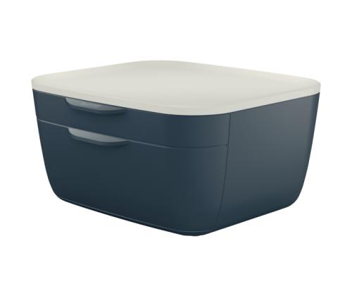 Laatikosto pöydälle LEITZ Cozy 2-laatikkoinen harmaa