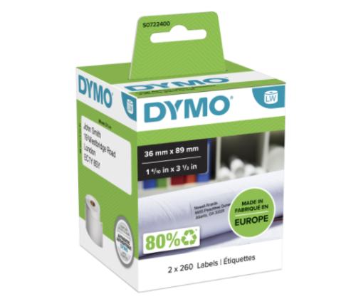 Teippi/merkintäteippi DYMO 99012 89x36mm 2 rullaa