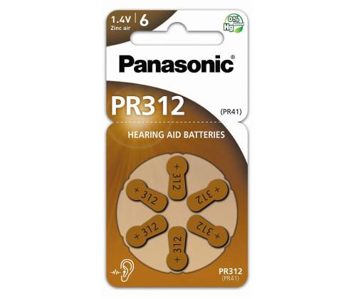 6 x PANASONIC PR312 (PR41) -kasetti