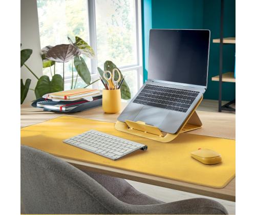 Tietokoneen hiiri langaton LEITZ Cozy Lämmin keltainen