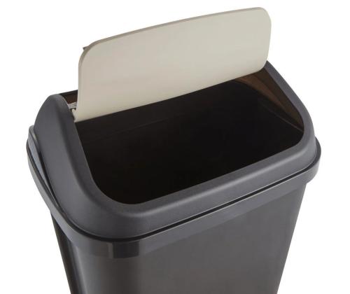 Roskakori Swing-Bin 50L musta
