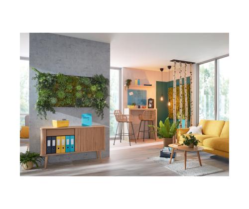 Lasilevy-magneettitaulu 800x600mm sininen LEITZ Cozy