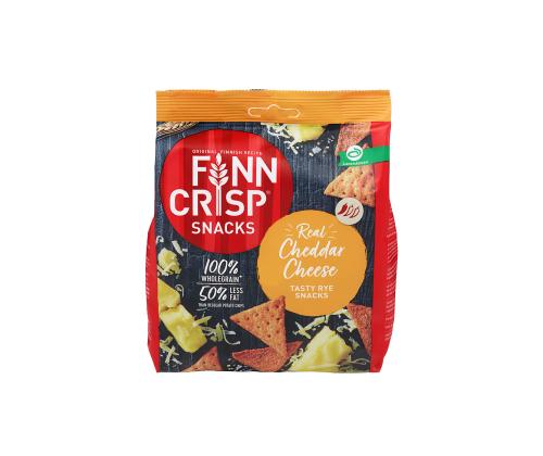 FINN CRISP Täysjyväruisnacksit cheddarjuustolla 150g