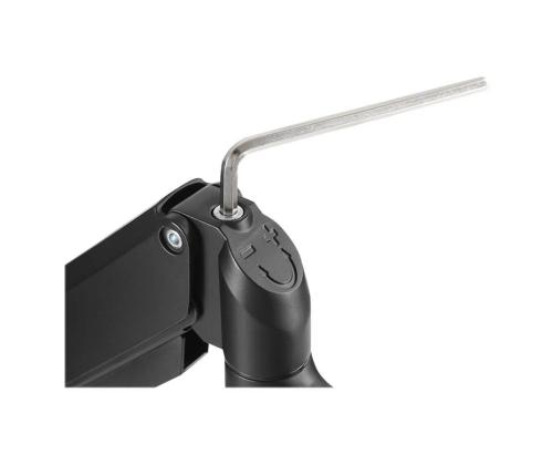 Näytön pidike monitorin pidike 3 näytölle DELTACO Triple Gas Spring