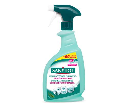 SANYTOL desinfioiva yleispuhdistusaine eri pinnoille 750ml