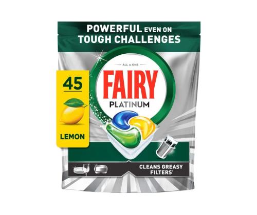 Astianpesukonekapselit FAIRY Platinum Lemon 45 kpl