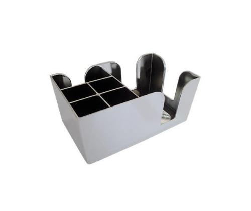 BEST-baaritarvikkeiden pidike 6-osainen kromi (Barprofessional)