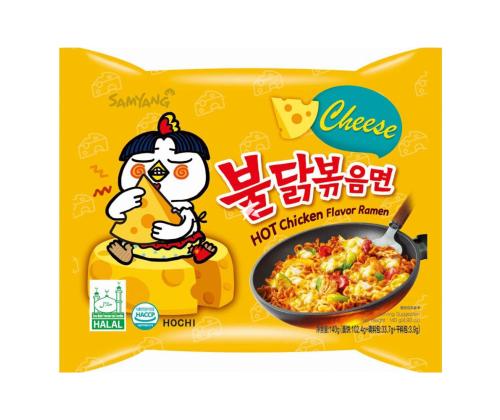 BULDAK Pikanuudelit ramen mausteinen, kanan ja juuston makuinen 140g