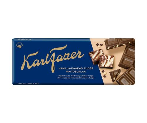 KARL FAZER Maitosuklaa vanilja-toffee 180g
