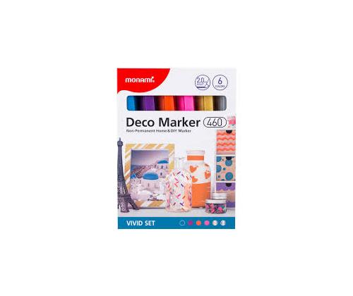 Akrõõlimarkkeri MonAmi Deco 6 vivid väria