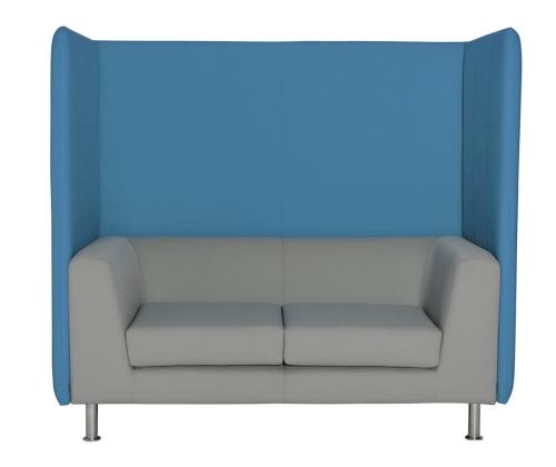 2-istuttava sohva akustisilla seinillä Notre Dame Lounge 102 (BN)