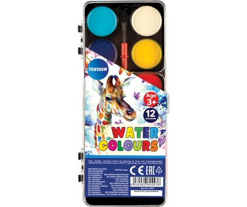 Vesivärit CENTRUM Zoo 20mm x 12 väriä