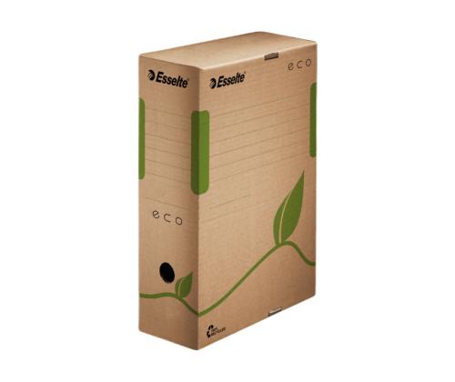 Arkistolaatikko ESSELTE Eco A4 100mm taitettava ruskea