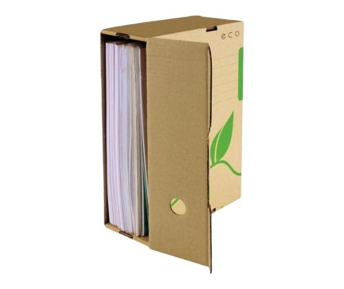 Arkistolaatikko ESSELTE Eco A4 100mm taitettava ruskea