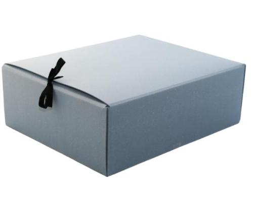 Arkistolaatikko nauhoilla arkistomateriaalista 350x280x120mm