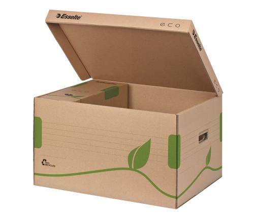 Arkistolaatikko kannella ESSELTE 345x242x439mm ruskea