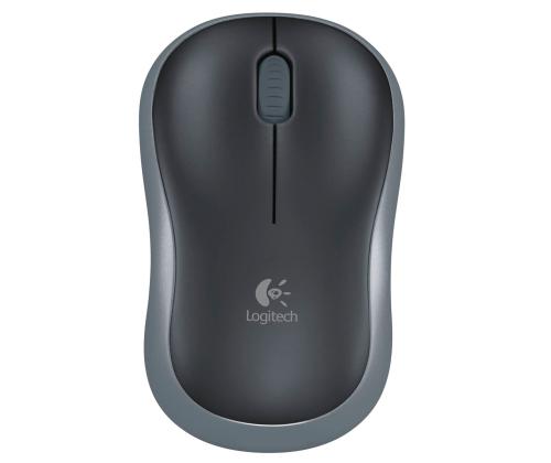 Tietokoneen langaton hiiri LOGITECH M185 tummanharmaa musta
