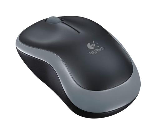 Tietokoneen langaton hiiri LOGITECH M185 tummanharmaa musta