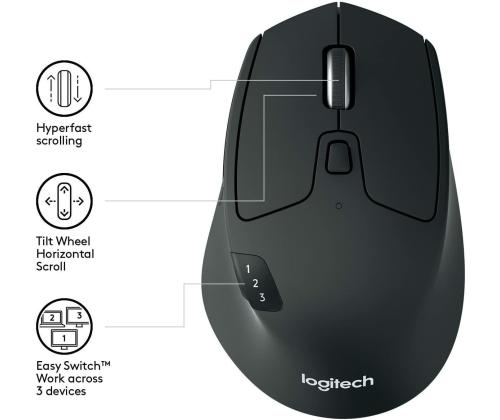 Tietokoneen hiiri langaton LOGITECH M720 Triathlon
