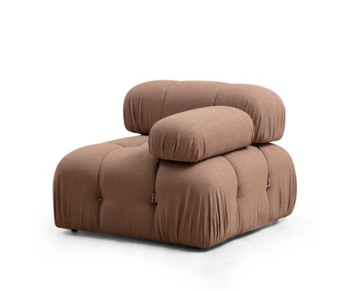 Sohva Bubble 1R - Ruskea Bouclette-sohva