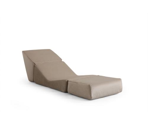 Sohva Origami Convertible - kiiltävä kerma - Shiny Cream