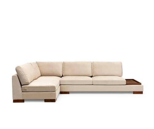 Sohva Tulip Corner Vasen ilman puffia - Beige