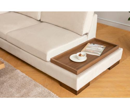 Sohva Tulip Corner Vasen ilman puffia - Beige