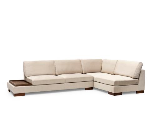 Sohva Tulip Corner Oikea ilman puffia - Beige