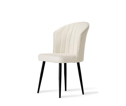 Tuoliryhmä Rubi - Cream, Musta