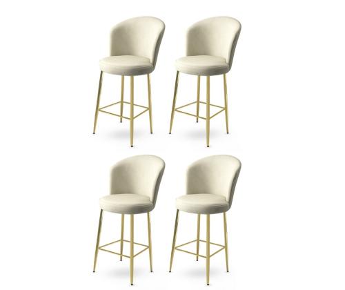 Baarijakkaroiden sarja Alte - Cream, Gold