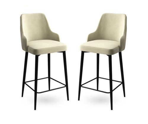 Kalustesarja baarijakkarat Enox - Cream, Black