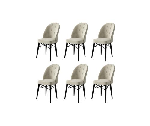 Tuoliryhmä Ritim - Cream, Musta