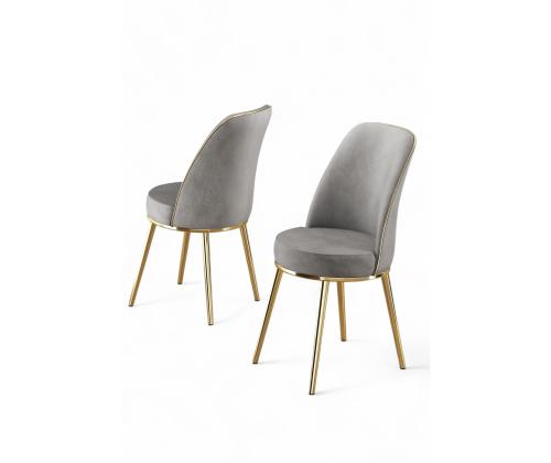 Tuoliryhmä Pefa - harmaa, kultainen