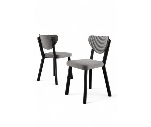 Tuoliryhmä Arfe - Harmaa, Musta