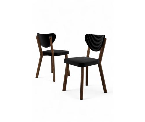 Tuoliryhmä Arfe - Musta, ruskea