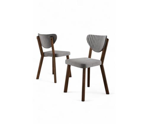 Tuoliryhmä Arfe - Harmaa, Ruskea