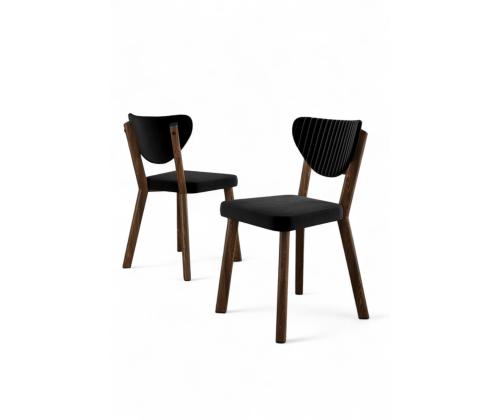 Tuoliryhmä Arfe - Musta, ruskea