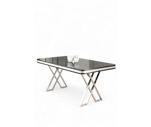 Laud Vals - Musta marmori, kromi