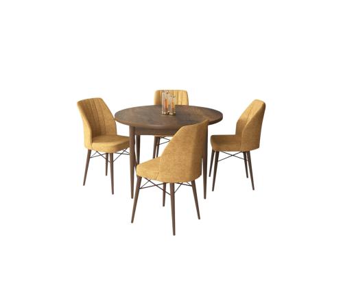 Tuoliryhmä Rox - Barokki, Cappuccino