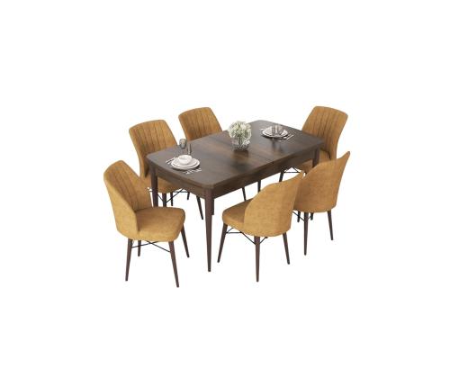 Huonekalujen tuolisarja Nef - Barokki, Cappuccino