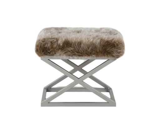 Capraz Plush - hopea, ruskea