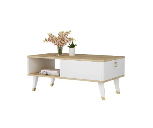 Sohvapöytä Delux - Sapphire, valkoinen