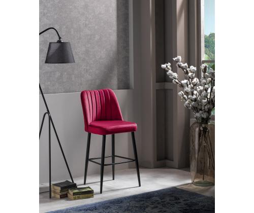 Kalustesarja baarijakkarat Vento - Claret Red