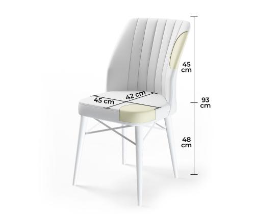 Huonekalusarja Flex tuolit - Cappuccino, ruskea