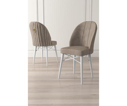 Tuoliryhmä Ritim - Cappuccino, Valkoinen