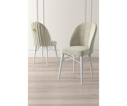 Tuoliryhmä Ritim - Cream, Valkoinen