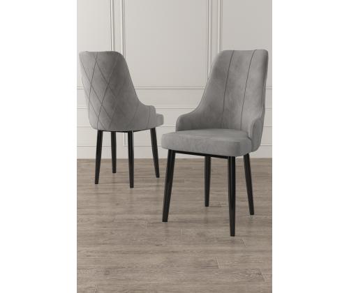 Tuoliryhmä Trex - Harmaa, Musta