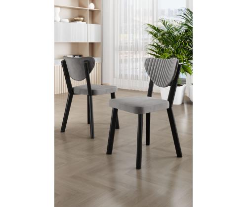 Tuoliryhmä Arfe - Harmaa, Musta